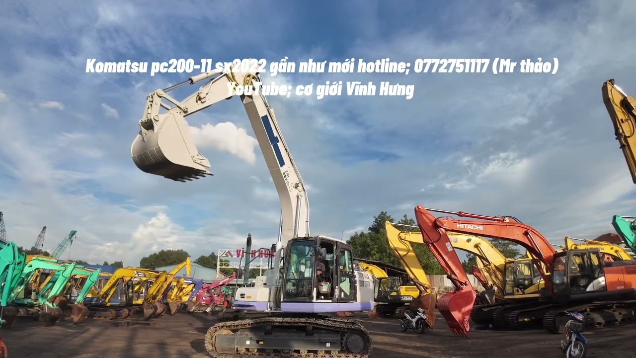 (đã bán)Siêu phẩm komatsu gần như mới..pc200-11 sx2022 hotline;0772751117.(Mr thảo)