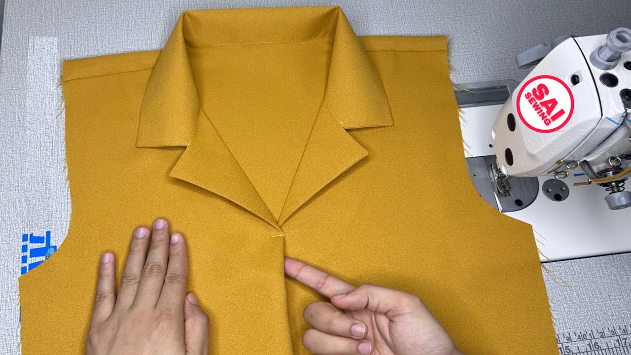 [16] Sewing Techniques About Notch Collar and Collar Design Sewing Tips