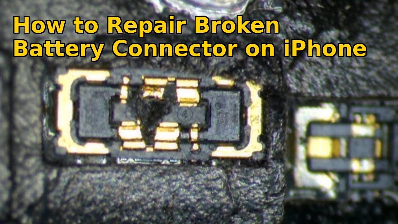 How to Repair Broken Battery Connector on iPhones