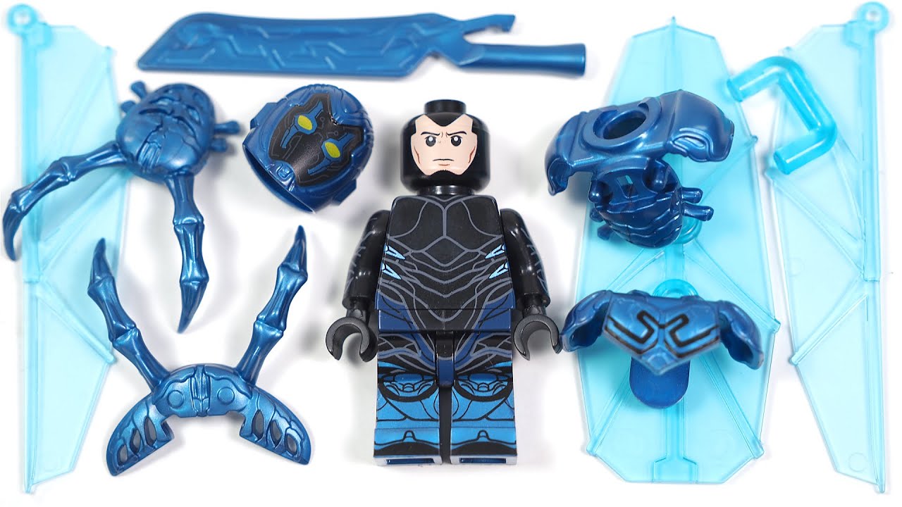 LEGO Blue Beetle Unofficial Lego Minifigure