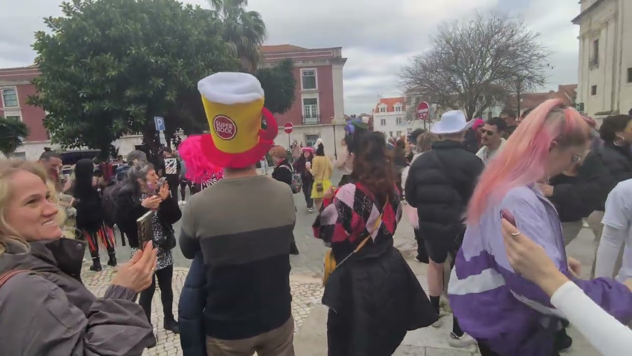 Lizbonda Karnaval goruntuleri🌍#carnaval #karnaval #portekiz 