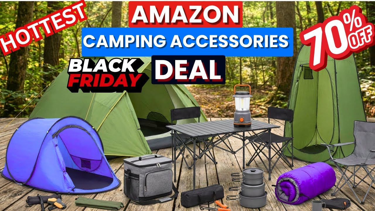 50 Hottest Black Friday Amazon Camping Accessories Deals in 2025