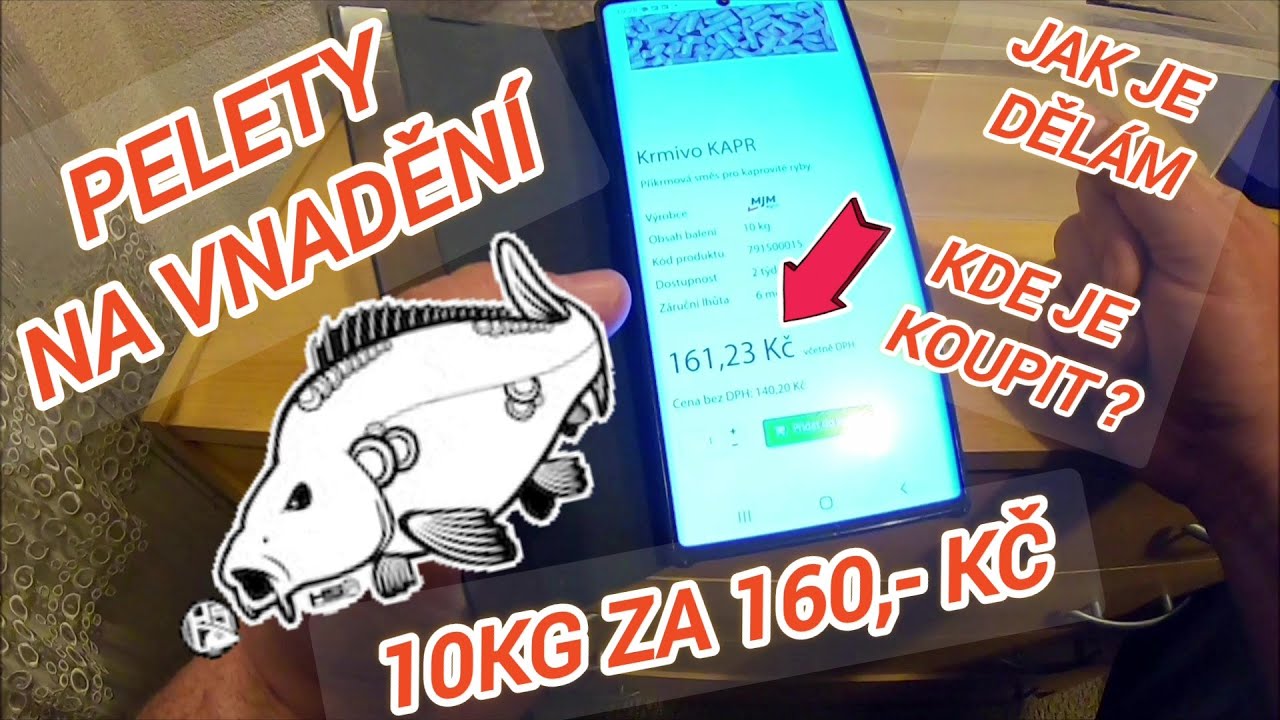 🔴RYBAŘENÍ - LEVNÉ ROZPUSTNÉ PELETY, GRANULE NA ZAKRMOVÁNÍ RYB, KDE KOUPIT A JAK VYLEPŠIT