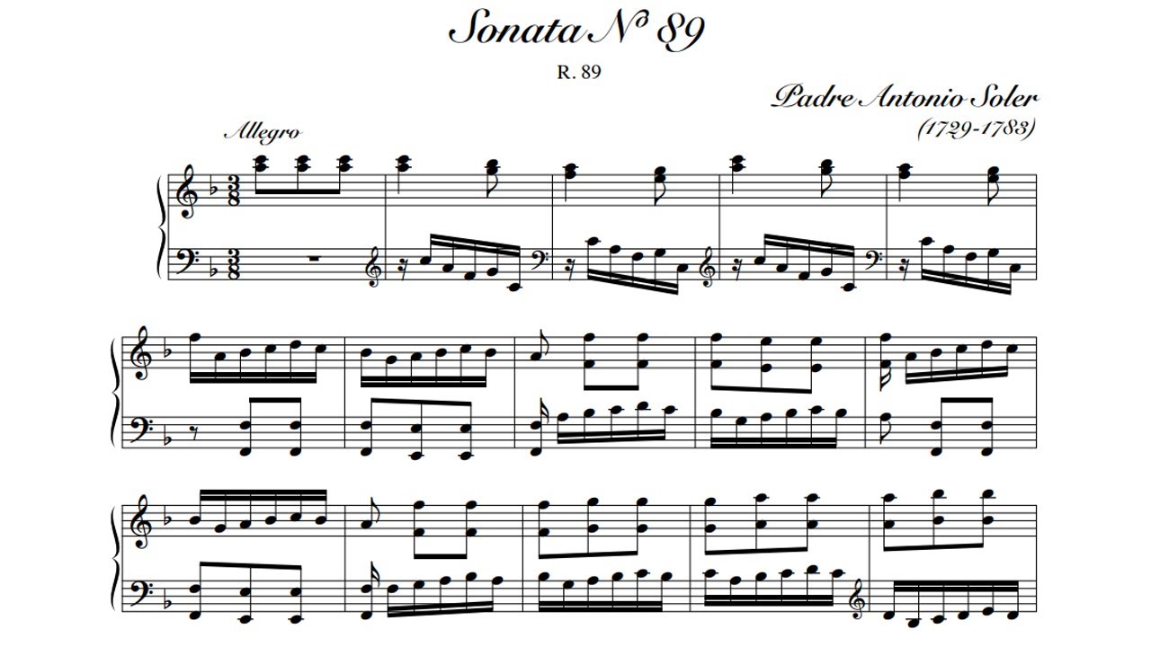 Soler: Sonata in F major - Fernando Valenti, 1971 - Desmar E1050