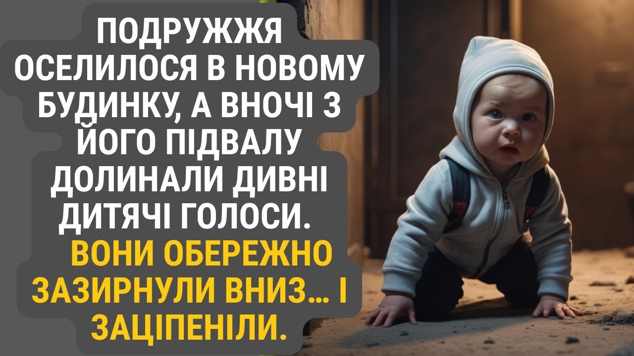 Коли нові власники будинку почули з підвалу дитячі розмови серед ночі, вони не вірили власним вухам.