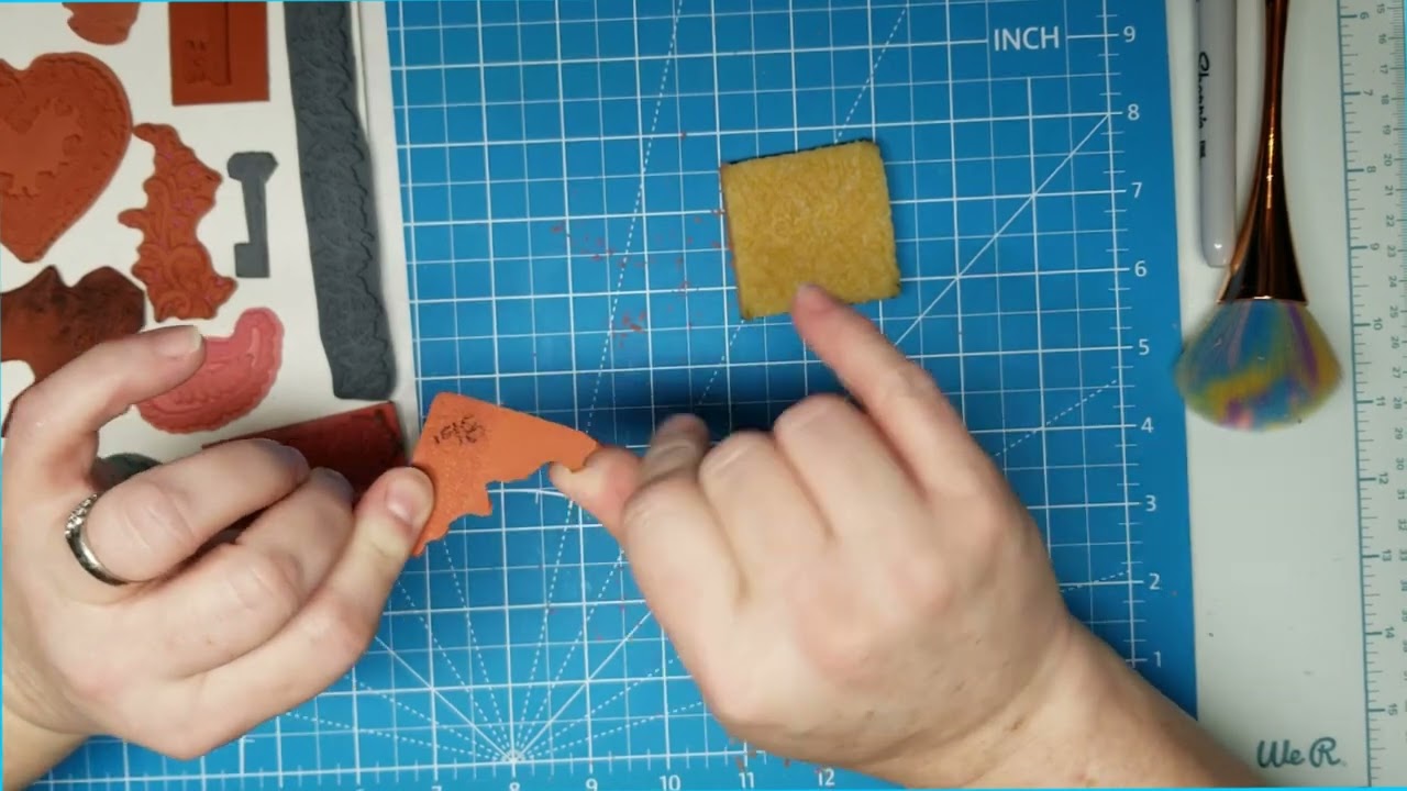 Removing Rubber stamps from wood blocks