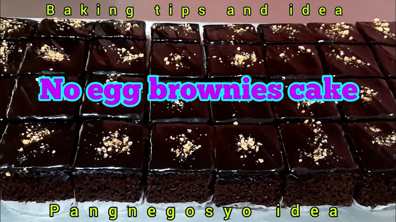 NO EGG BROWNIES CAKE RECIPE❤MOIST CAKE EASY RECIPE❤brownies recipe and procedure pang negosyo