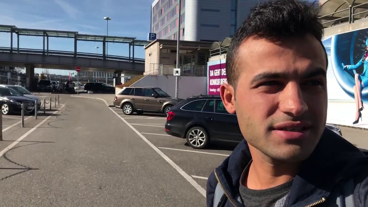 ALMANYA'YA GİDİYORUM Stuttgart Havaalanı Pasaport kontrolü ! Kalacağım ev