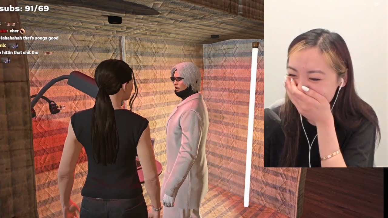 Fanny Listens to Uchi in Recording Studio - GTA RP NoPixel 4.0
