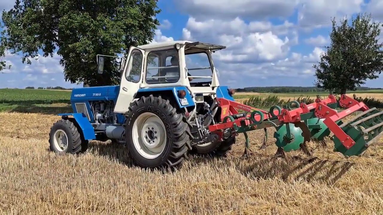 Fortschritt ZT303D z gruberem - KABAT robi robotę @kabattyre #tractor #fortschritt #kabat #opony
