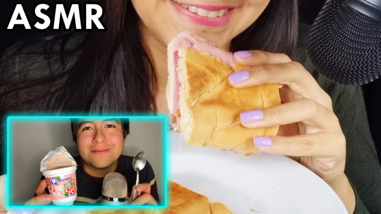 ASMR COMIENDO SANDWICH Y YOGURT (feat. Duquesa ASMR)