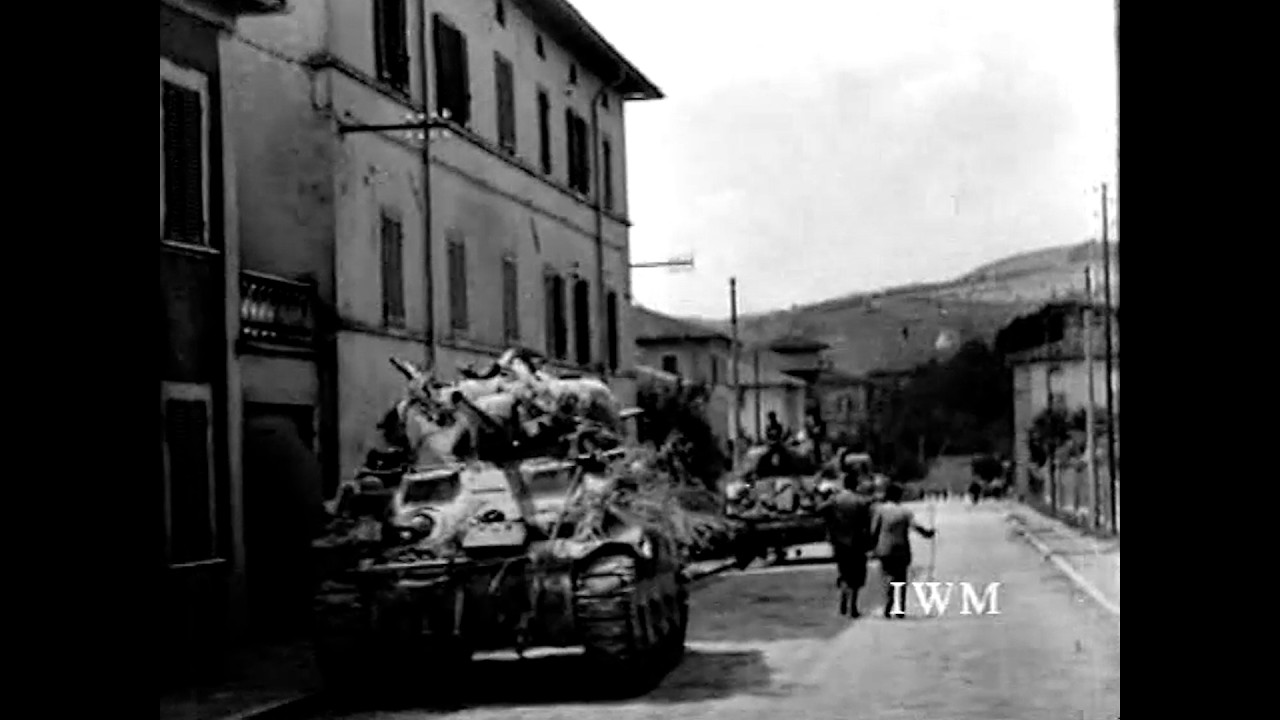 La Liberazione di Città di Castello - 2° Guerra Mondiale | Filmato raro WWII (22-7-1944)