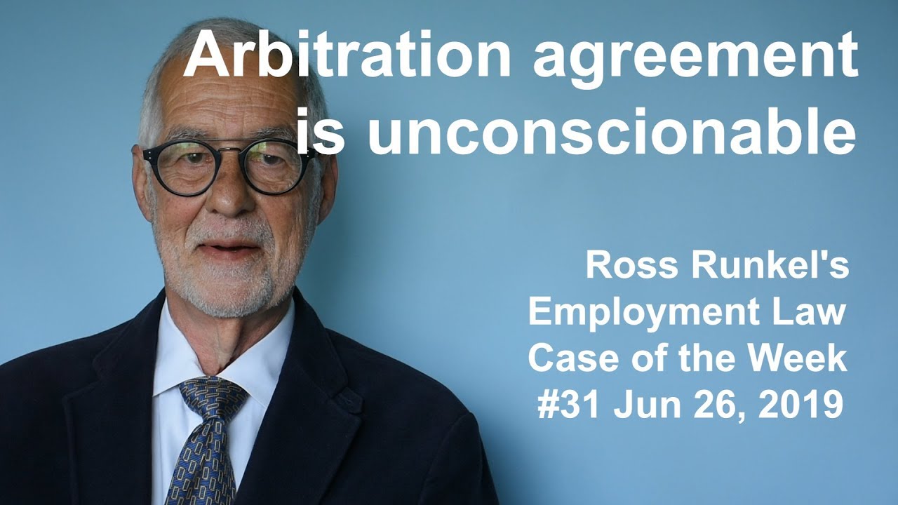 Unconscionable arbitration agreement