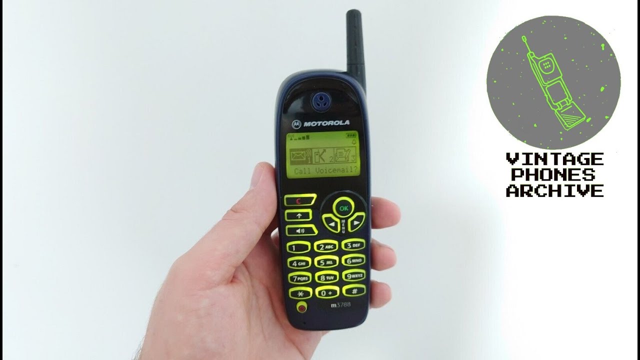 Motorola M3788 Mobile phone menu browse, ringtones