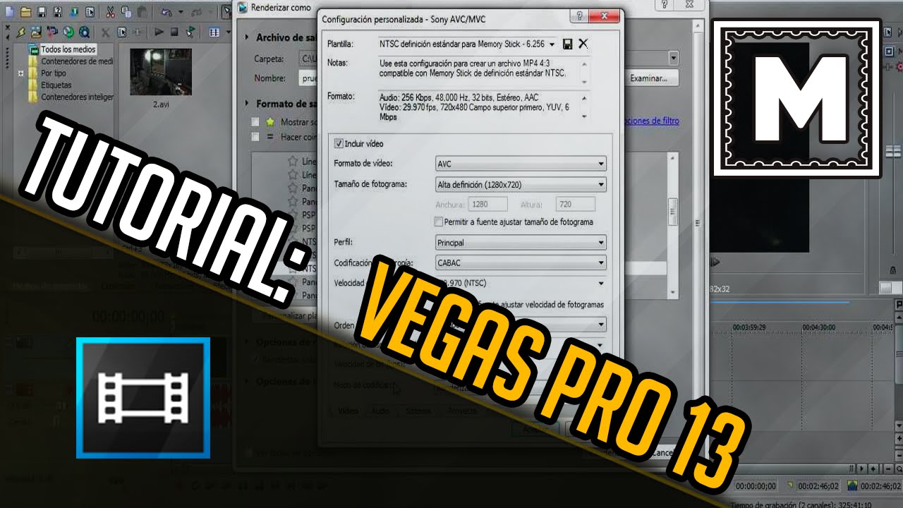 Sony Vegas Pro 13 | Tutorial: Renderizar Rapido y Buena Calidad a 1080p 60fps