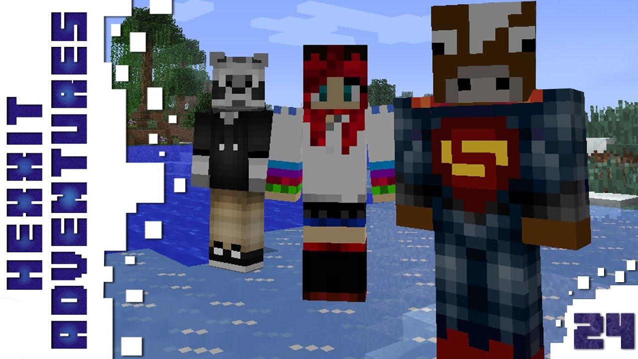 Minecraft Hexxit Adventures #24 - Repülő doboz /w DoggyAndi /w Ádám