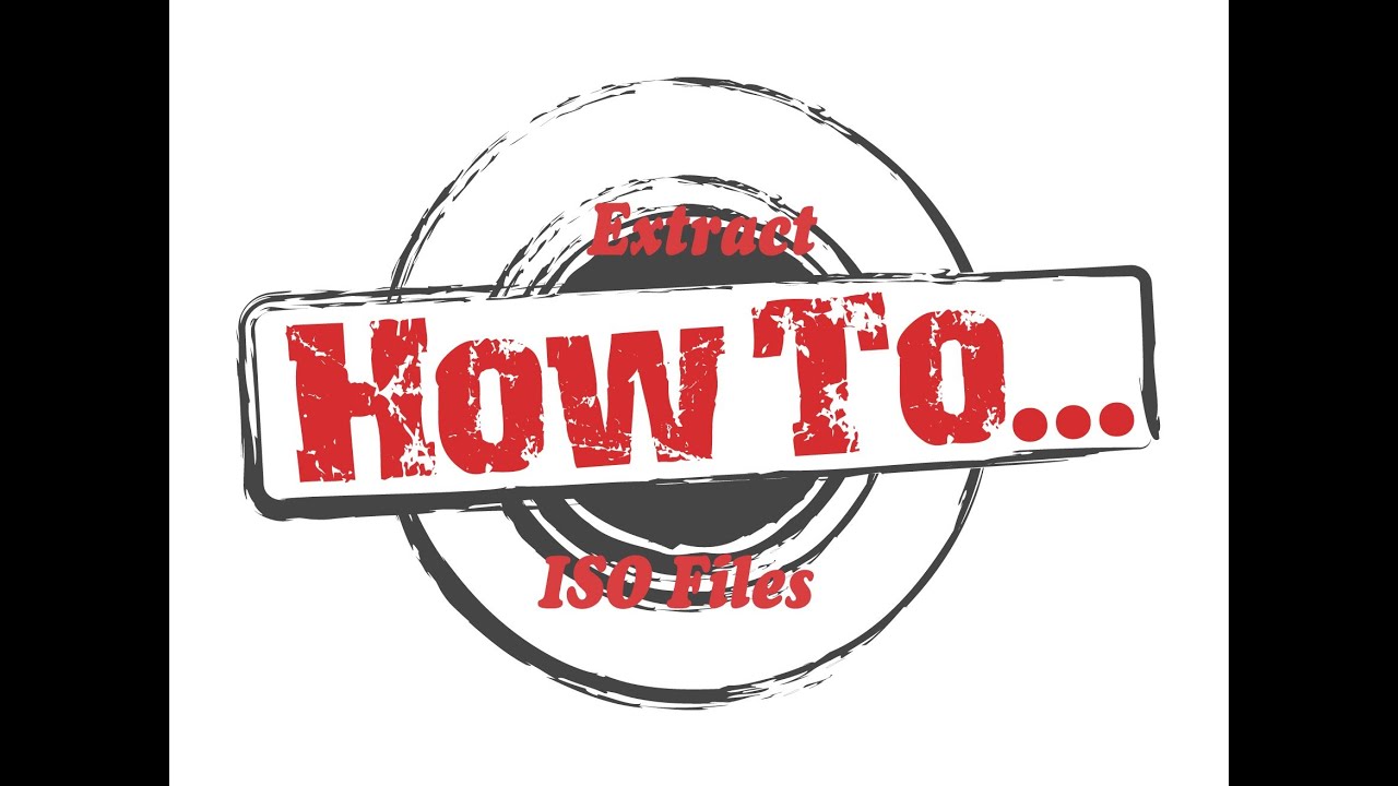 How To Extract ISO files