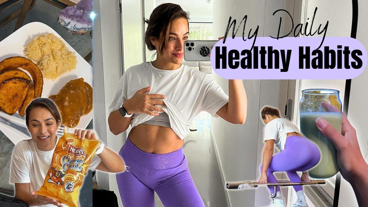 MY HEALTHY (FIT) HABITS | nutrition, workout, highschool, mindset, skincare✨