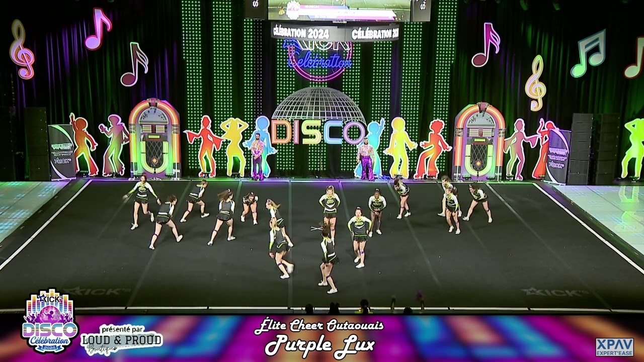 42 - AS-U16-L3-A - Élite Cheer Outaouais - Purple Lux