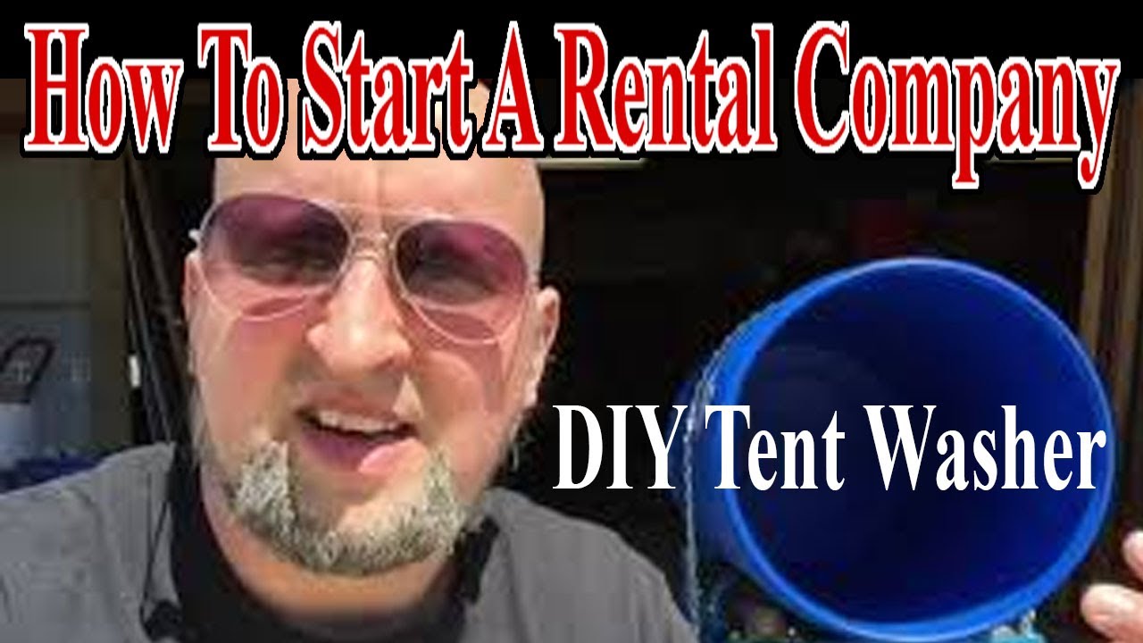 Cleaning Tents and Sides - Experiment With DIY Tent Washer - Start A Party Rental Company