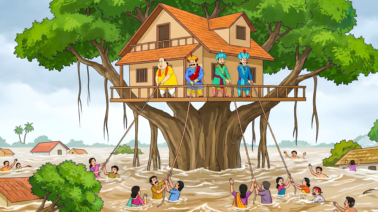 গোপাল ভাঁড় ও রাজা মিলে পানির হাত থেকে গ্রামের লোকের প্রাণ বাঁচালেন  || Gopal Bhar || New episode