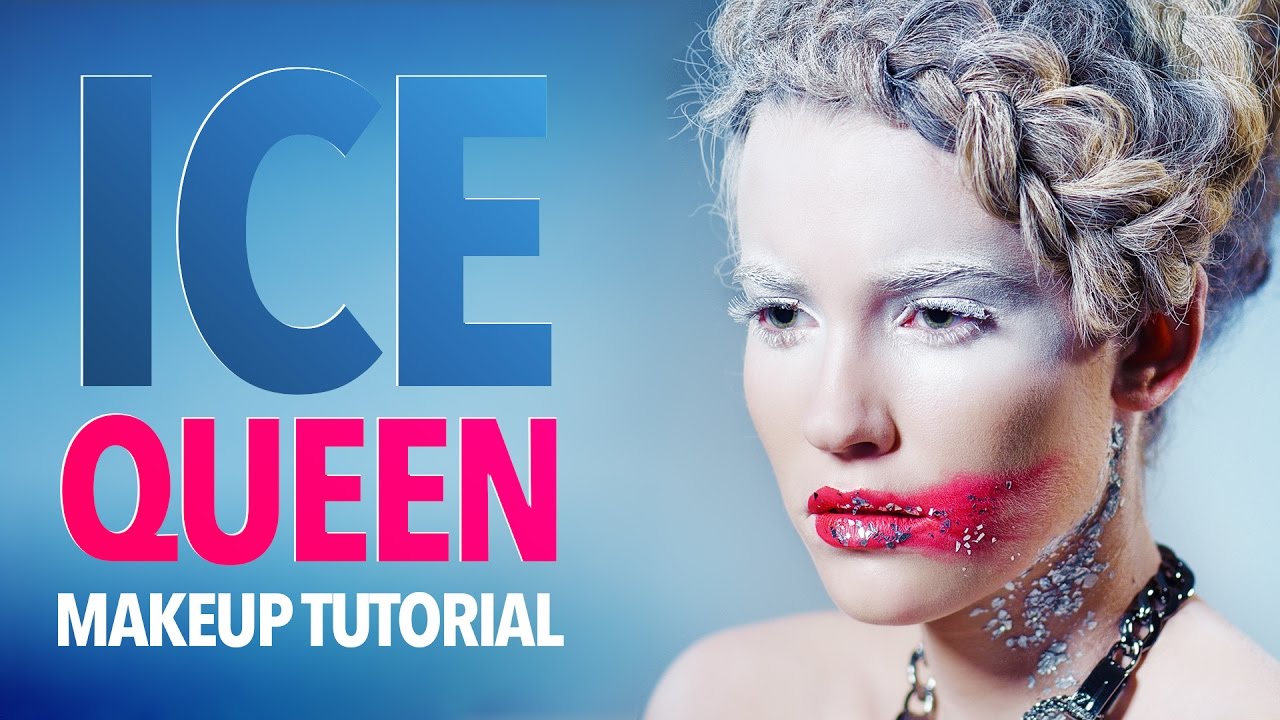 Ice queen look - makeup & hair tutorial