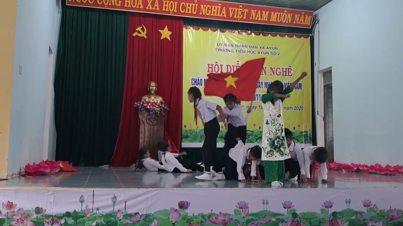 Học sinh lớp 5C ( bahna) trường Tiểu học Ayun số 2 