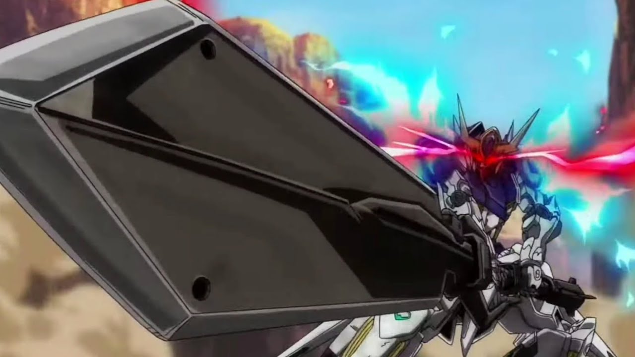 Gundam Barbatos Lupus Obliterates Mobile Armor Hashmal