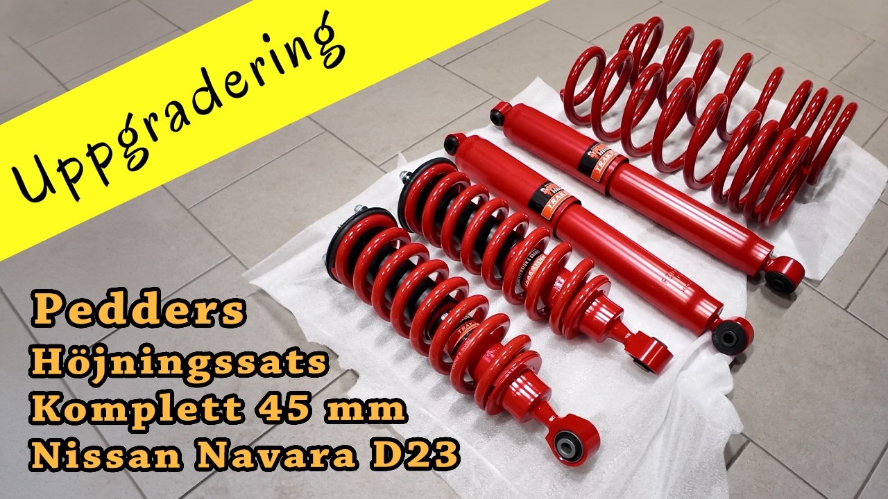 Nissan Navara D23 Pedders uppgradering