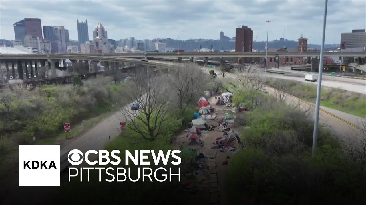 Homeless encampment on Pittsburgh's North Side returns