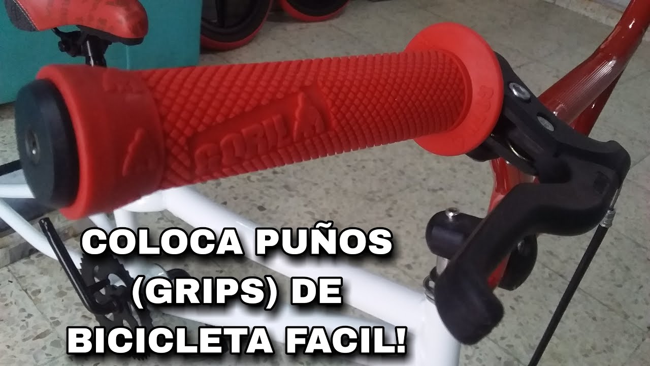 COMO PONER LOS PUÑOS A TU BICICLETA (GRIPS) FACIL