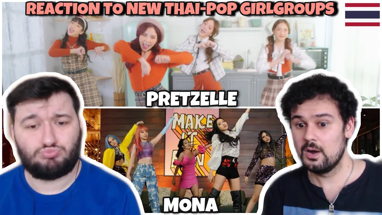 Reaction to THAI-POP Girlgroups: ต้องชอบแค่ไหน (FIRST LOVE) - PRETZELLE & MONA โมนา 'Tik Tok Boom'