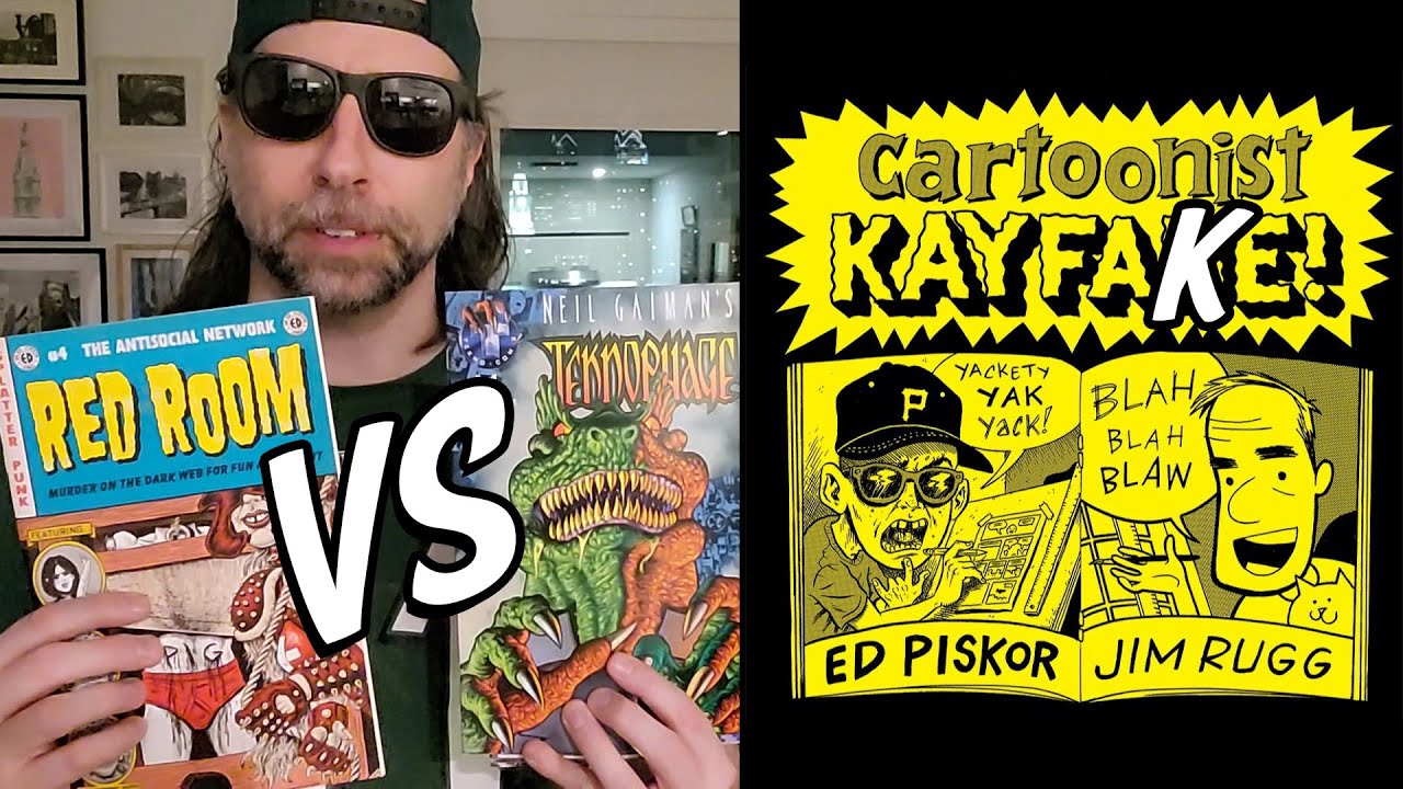 CARTOONIST KAYFABE VS TEKNO COMIX - CARTOONIST KAYFAKE puts Red Room against Technophage