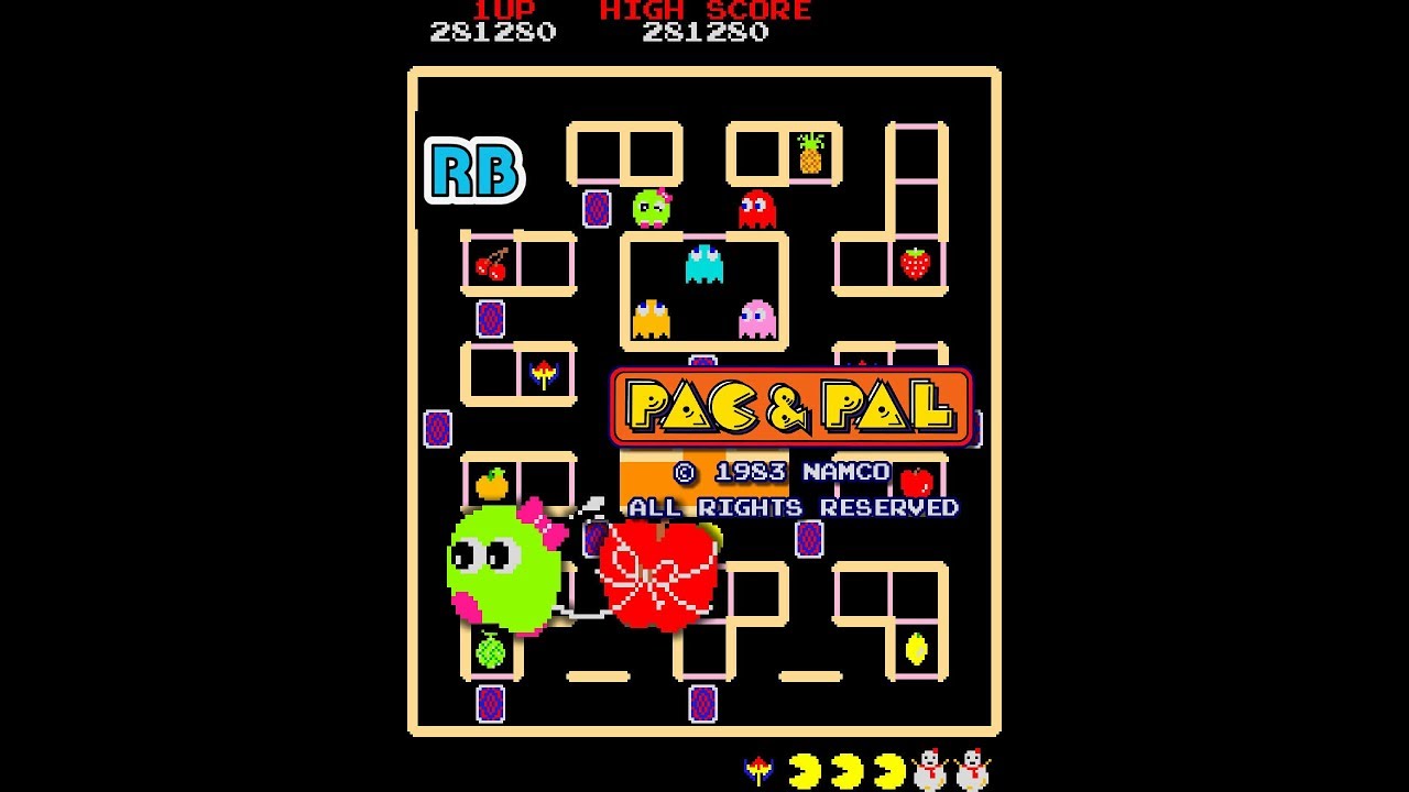1983 [60fps] Pac & Pal Loop1