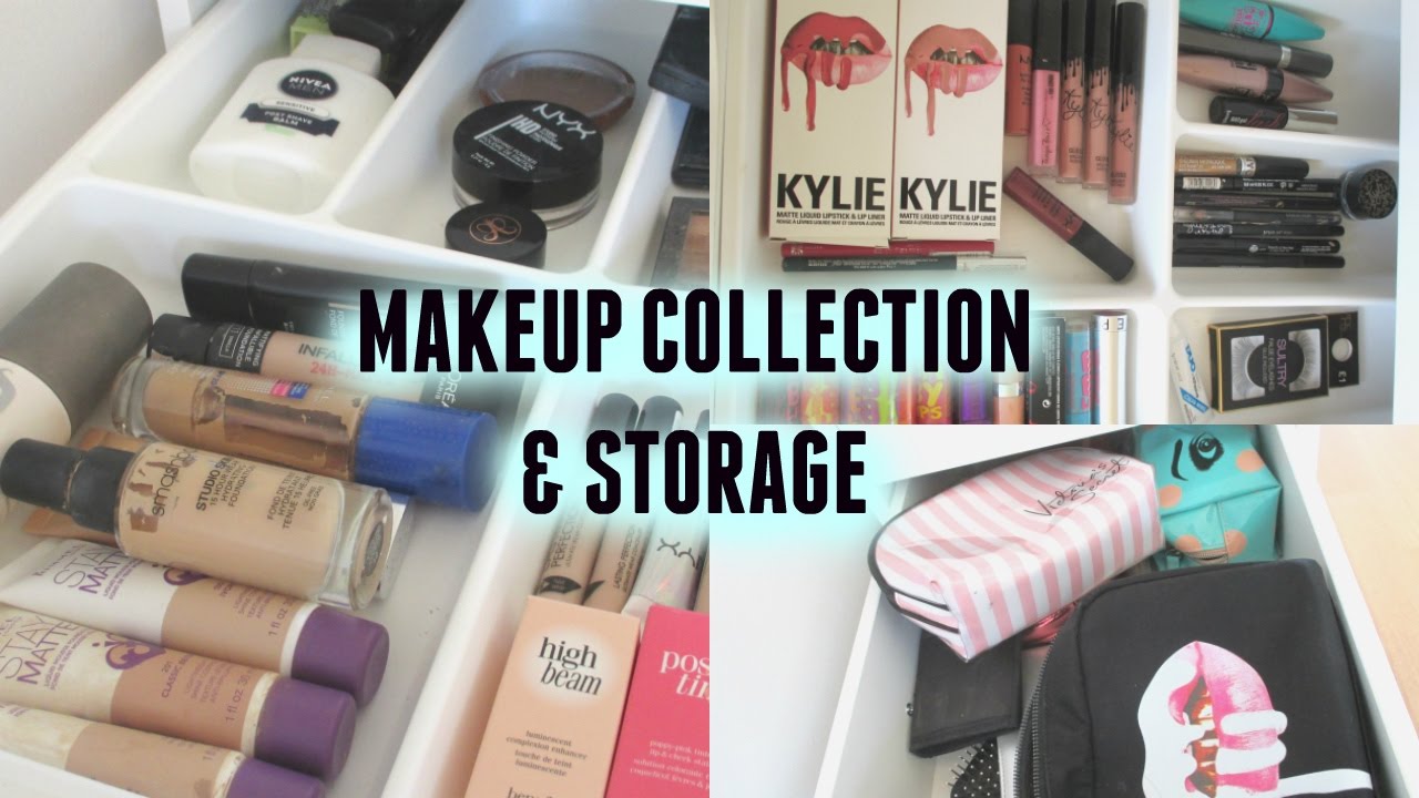 MAKEUP COLLECTION AND STORAGE 2017