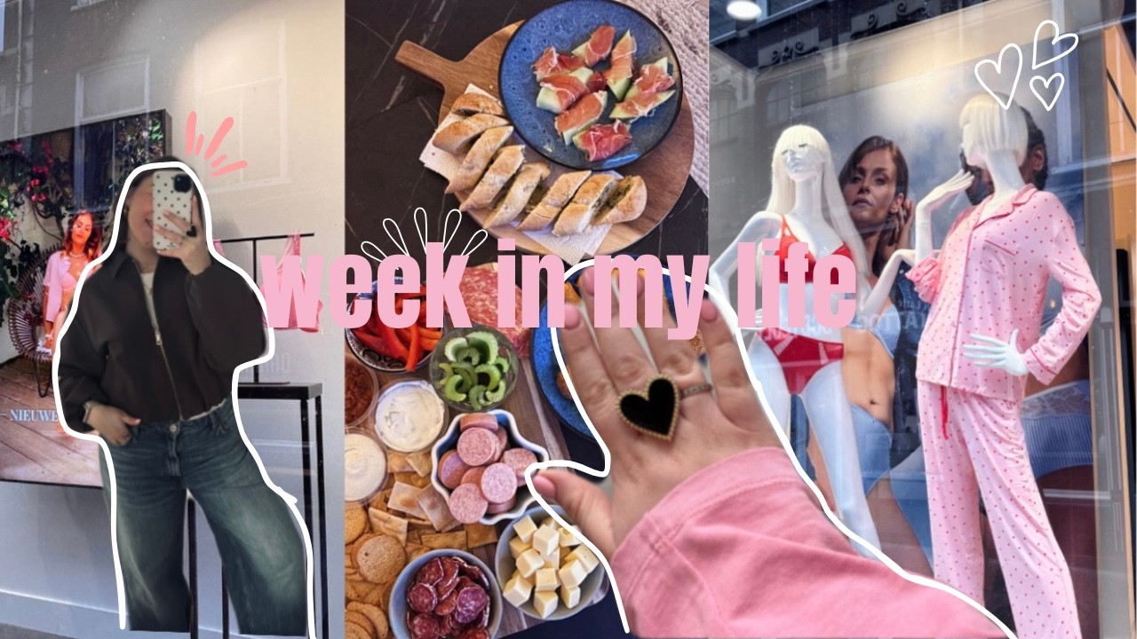 WEEKVLOG 4 | Naar Amsterdam, content opnemen & een hele drukke week