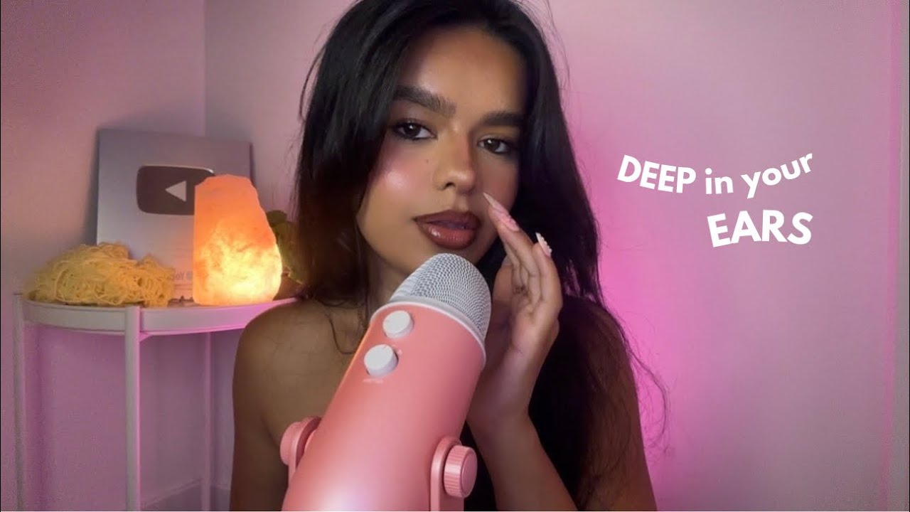 ASMR~ Super Upclose Whisper | Mouth Sounds | Trigger Words | Air Tracing 😵‍💫