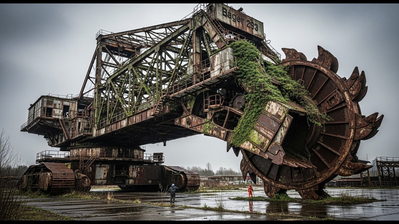 Abandoned Bagger 293 Found in Scrap Yard – Full Restoration of the World’s Largest Excavator