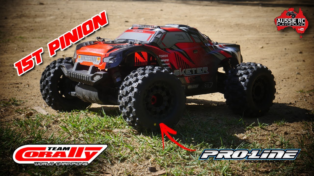 Team Corally Sketer on 4S with 15T Pinion