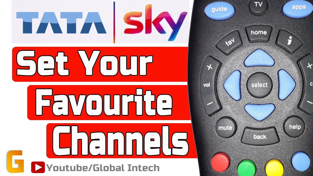 set your favourite channels | Tata sky | Set Tata sky  favourite channel list