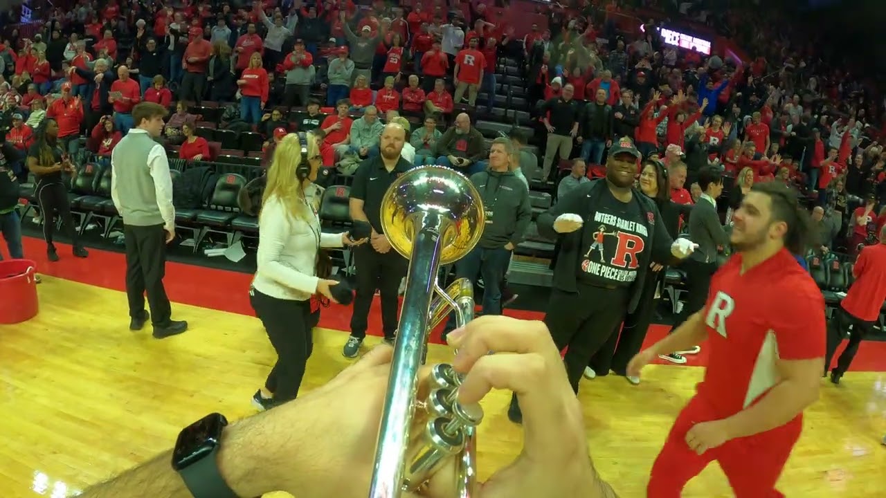 Rutgers Pep Band 2025/26 One Piece Half Time Show Lead Trumpet Cam