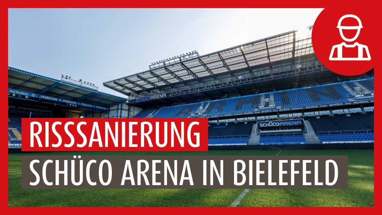 Risssanierung Schüco Arena