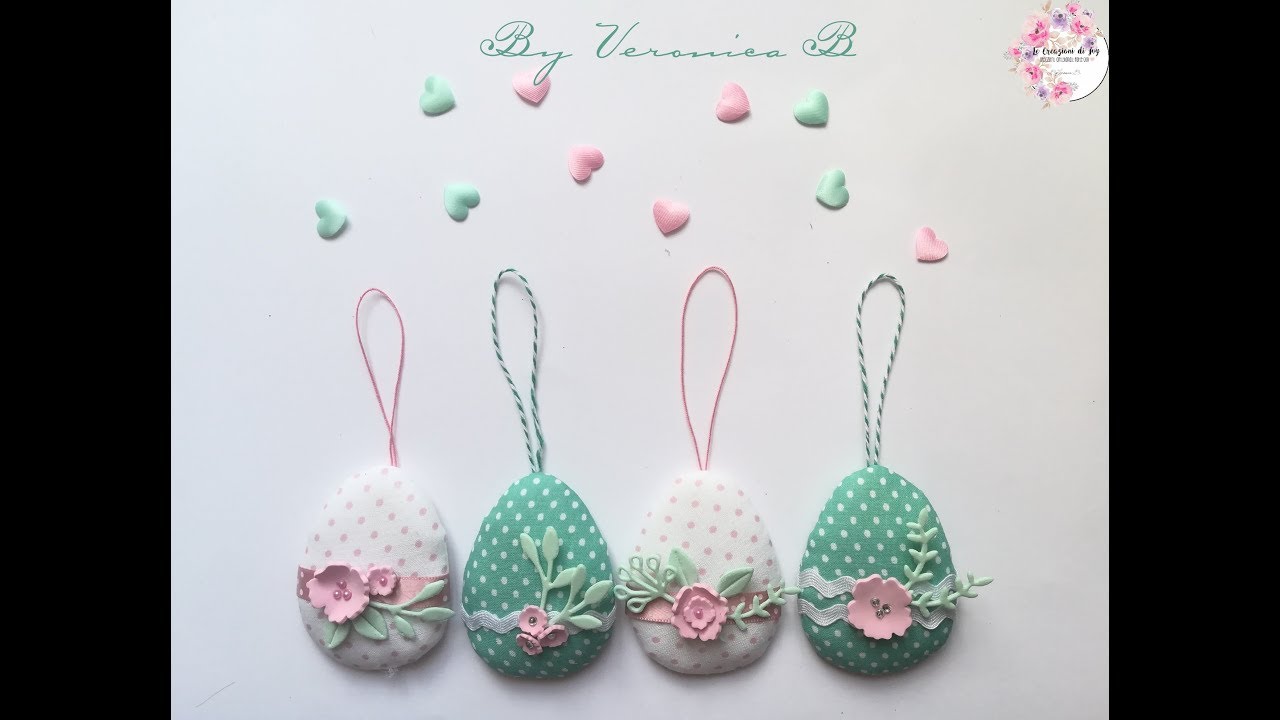 Uova di stoffa imbottite -senza cuciture- Decorazioni di Pasqua DIY!