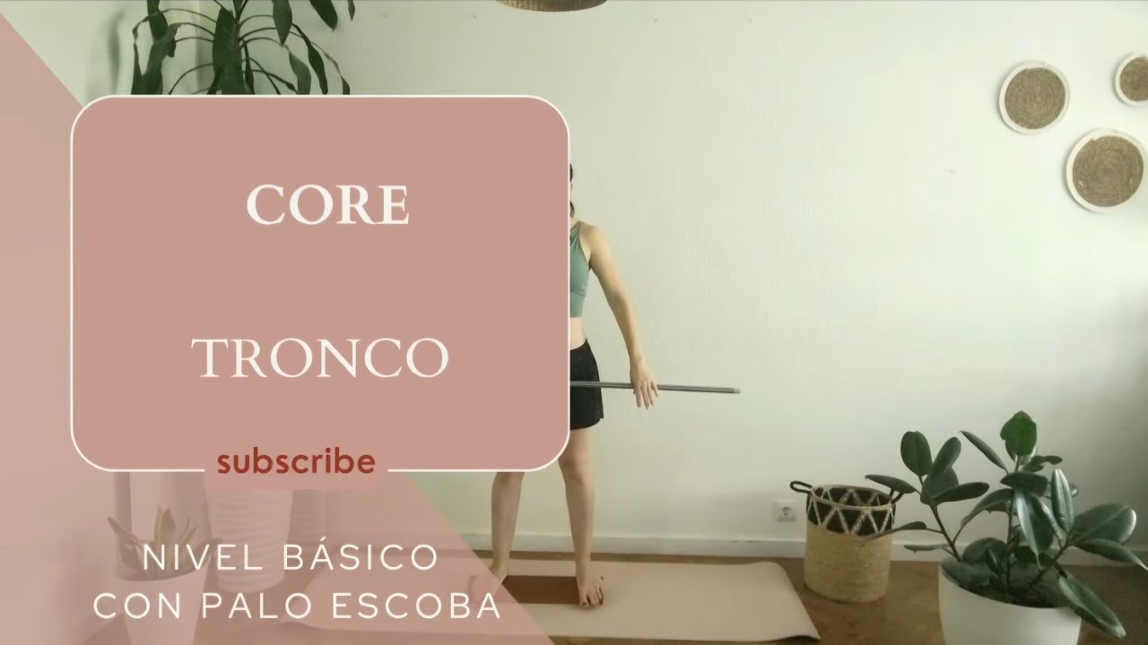 TRONCO DE PROPIOCEPCIÓN: fortalece tu CORE con un palo de escoba. #entrenamientoencasa #core