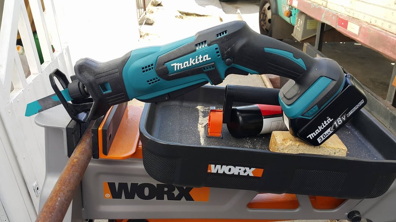 SERRA SABRE A BATERIA 18V MAKITA DJR183Z - TEST DE CORTE COMPLETO