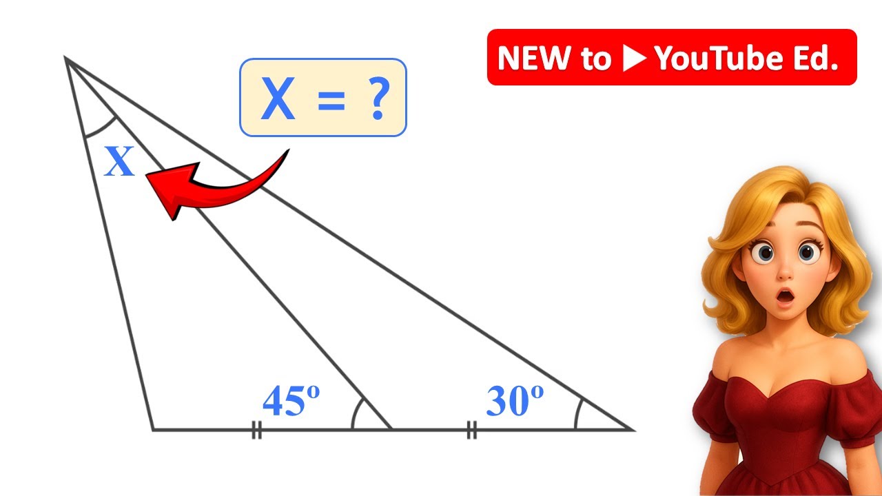 IMPORTANT construction SOLVES this OLYMPIAD level problem | Geometry | #maths