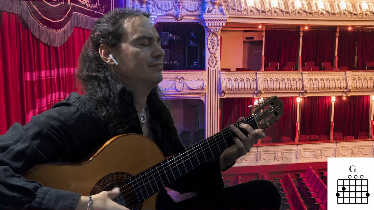 EL HOMBRE DEL PIANO (FLAMENCO) Piano Man con ACORDES BÁSICOS | guitarra Guillermo Fernández