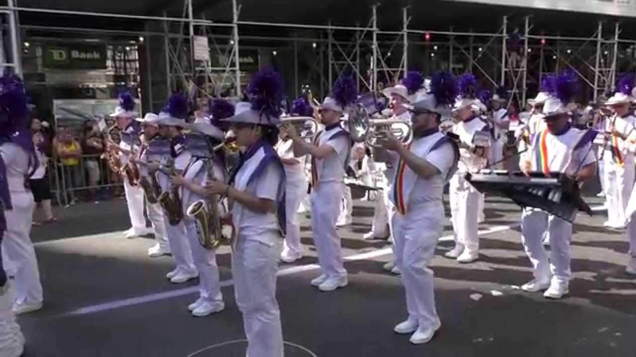 Pride Parade~NYC~2014~Lesbian and Gay Big Apple Corp Marching Band~NYCParadelife