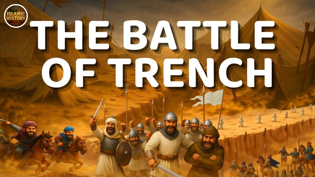 Seerah of Prophet Muhammad (SAW) | Battle of Trench | Islamic Cartoon History