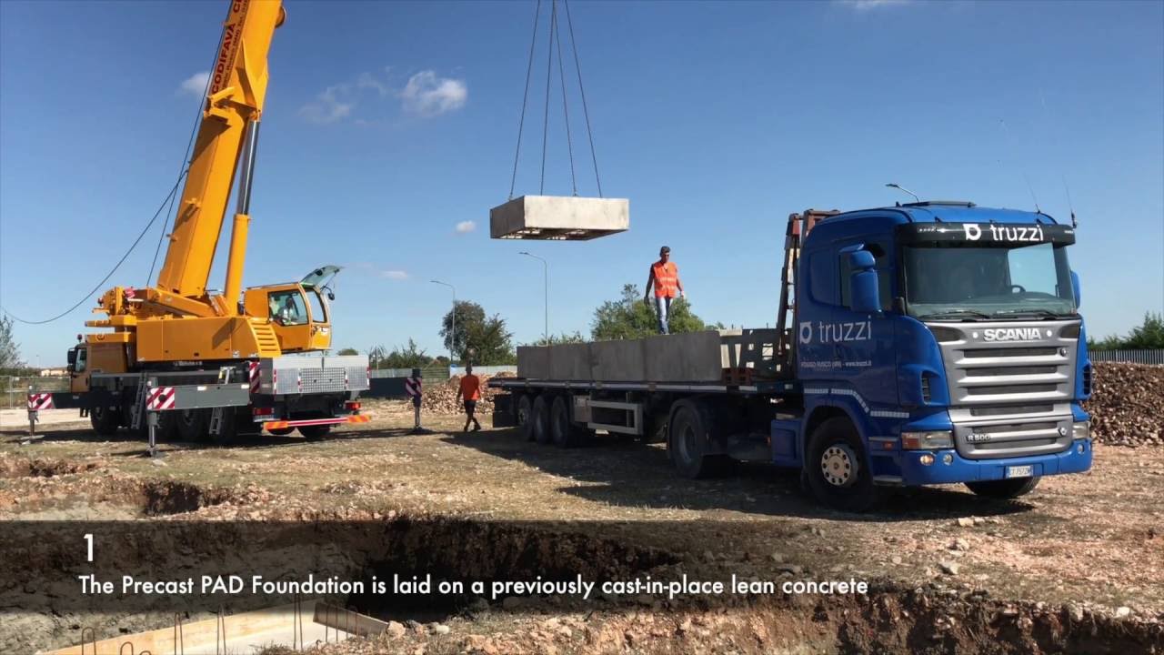 Precast PAD Foundation - Einzelfundament-Fertigteil